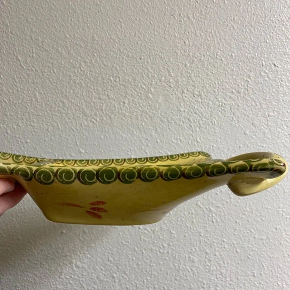 Two Sided Ceramic Rooster Dish - Picture 4 of 8